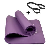 Colchoneta Nbr - Yoga Mat Pilates - 10 Mm - Morado