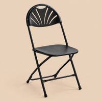 Silla plegable AustinVentitas Home Negro