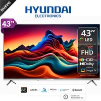 TELEVISOR HYUNDAI 43 QLED SMART TV GOOGLE TV FHD HYLED4326QG