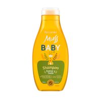 Shampoo para Bebé MUSS BABY Avena y Seda Frasco 400ml