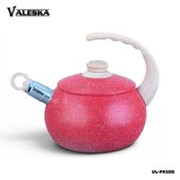 TETERA VALESKA VL-PK300 DE ACERO INOXIDABLE - ROJO