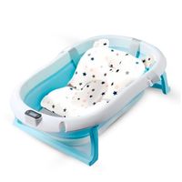 Bañera para Bebes con Medidor de Temperatura Celeste