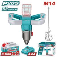 MEZCLADOR BL MOTOR 20V 0-800RPM M14 2X4.0AH ACC INDUSTRIAL