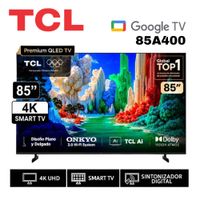 TCL 85 Qled Premium Ultra HD 4k Smart Tv 85A400 Google TV