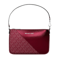 CARTERA DE MANO MICHAEL KORS JET SET TRAVEL METALLIC RED