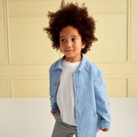 Polo Bebe Niño Sfera Lisa Basica Blanco