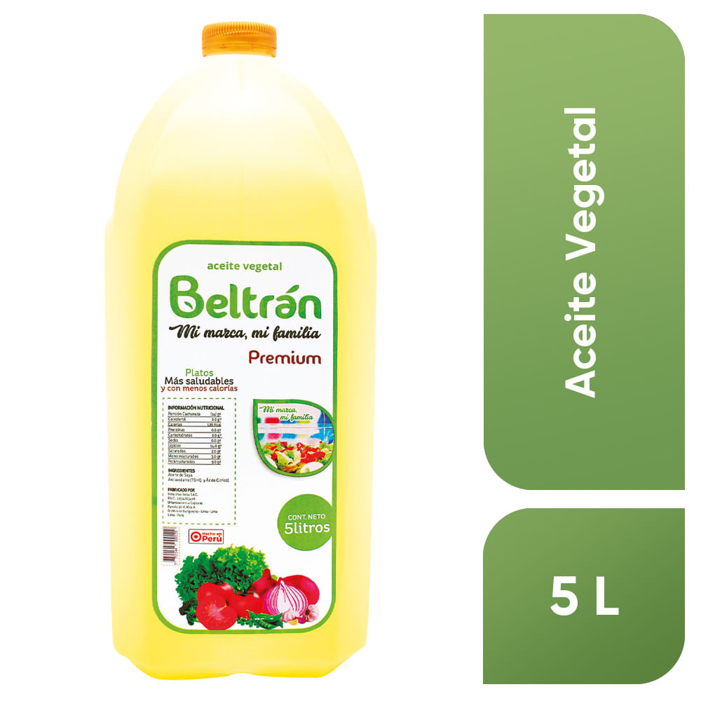 Aceite Vegetal BELTRAN Balde 5L