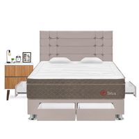 Dormitorio Sirius 4 Cajones Queen + 1 Velador Milan
