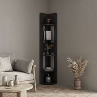 Estante Esquinero Home-E7 Wengue 180,6  x  30,0  x  30,0