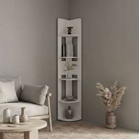 Estante Esquinero Home-E7 Blanco 180,6  x  30,0  x  30,0