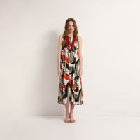 Vestido Mujer Sfera Evasé Estampado Multicolor