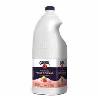 Yogurt Parcialmente Descremado GLORIA Fresa y Plátano Galonera 1.6Kg