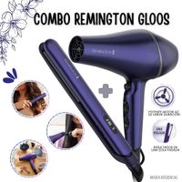 COMBO REMIGTON SECADORA GLOSS AC9350 Y  ALISADORA GLOSS S9350