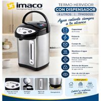 TERMO DISPENSADOR 4L IMACO TP4050SS ACERO INOXIDABLE