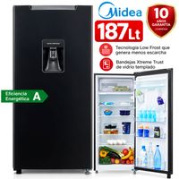 Refrigeradora Monopuerta 187L Negra MDRD190ANLXW