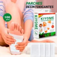 KIYOME PARCHE DESINTOXICANTE PARA PIES CAJA DE x 100 unidades