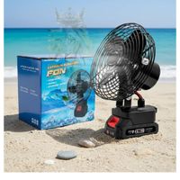 VENTILADOR PORTATIL CON BATERIA RECARGABLE DE 48V