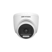 Cámara Seguridad Hikvision DS-2CE76D0T-LPFS 2MP Domo Analógica Audio Luz Inteligente IR 20M