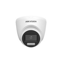 Cámara Seguridad Hikvision DS-2CE78D0T-LFS 2MP Domo Analógica Audio Incorporado Luz Inteligente
