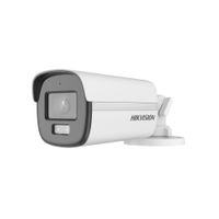 Cámara Seguridad Hikvision DS-2CE12DF0T-LFS 2MP Tubo Analógica ColorVu Audio Incorporado