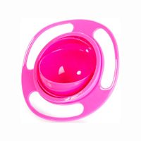 Plato Giratorio Anti Derrame Niños y Bebés 360 Rosado