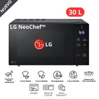 Horno Microondas LG NeoChef 30 L con Función Grill MH7032JAS -Negro