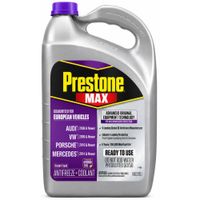 Prestone MAX Violeta Refrigerante Anticongelante para Autos Europeos 3.78Lts