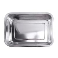 Bandeja de Acero Inoxidable 50x35x7cm