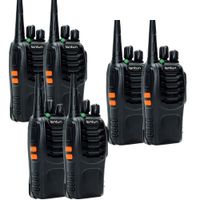 Walkie Talkie Radio Pack 6 Unid Alcance 5 Km Con 16 Canales