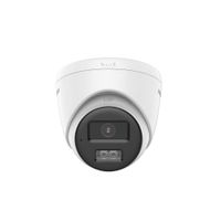 Cámara Seguridad Hikvision DS-2CE78D0T-LXTS 2MP Domo Analógica Audio Bidireccional Luz Alarma