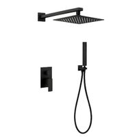 Set Monocomando para Ducha en Negro Mate