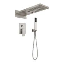 Mezcladora Empotrada para Ducha Acero Inoxidable