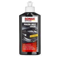 CERA PARA AUTOS SONAX POLISH Y WAX COLOR NEGRO 500 ML