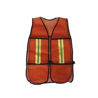 Chaleco De Seguridad De Malla Reflectiva Naranja Standard