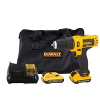 Kit de Taladro Percutor 3-8  12V DEWALT DCD716D2-B2