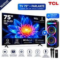 TELEVISOR TCL 75 QLED UHD 4K MOD 75T6C - PARLANTE