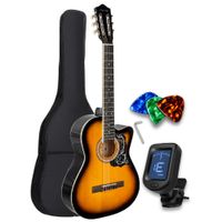 Guitarra Acustica Clasica Color Sunburst con Accesorios