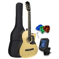 Guitarra Acustica Clasica Color Natural con Accesorios