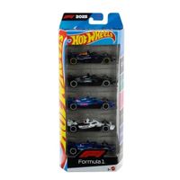 Hot Wheels 5-Pack Formula1 Autos a Escala Coleccionables