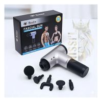PISTOLA MASAJEADOR RECARGABLE FACIAL GUN TERAPIA ALIVIO MUSCULAR