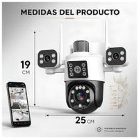 CAMARA DE SEGURIDAD PULPO WIFI 3K - CON VISION NOCTURNA 360° PREMIUM