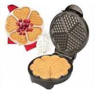 MAQUINA PARA HACER WAFLES EN FORMA DE CORAZON ANTIADHERENTE