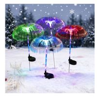 LUCES SOLARES MEDUSA MULTICOLOR DE 2 UNIDADES PARA JARDIN