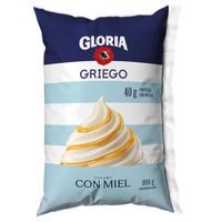 Yogurt Batido GLORIA Griego con Miel Bolsa 800g