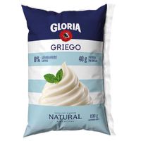 Yogurt Batido GLORIA Griego Sabor Natural Bolsa 800g