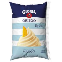 Yogurt Batido GLORIA Griego Sabor Mango Bolsa 800g