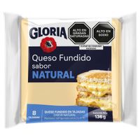 Queso Fundido Natural GLORIA Paquete 136g