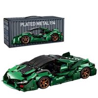 CARRO LEGO LAMBORGHINI ARMABLE A CONTROL REMOTO CON LUCES LED