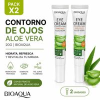 PACK 2 CONTORNO DE OJOS ALOE VERA 20G BIOAQUA