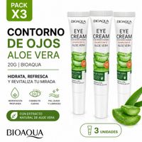 PACK 3 CONTORNO DE OJOS ALOE VERA 20G BIOAQUA